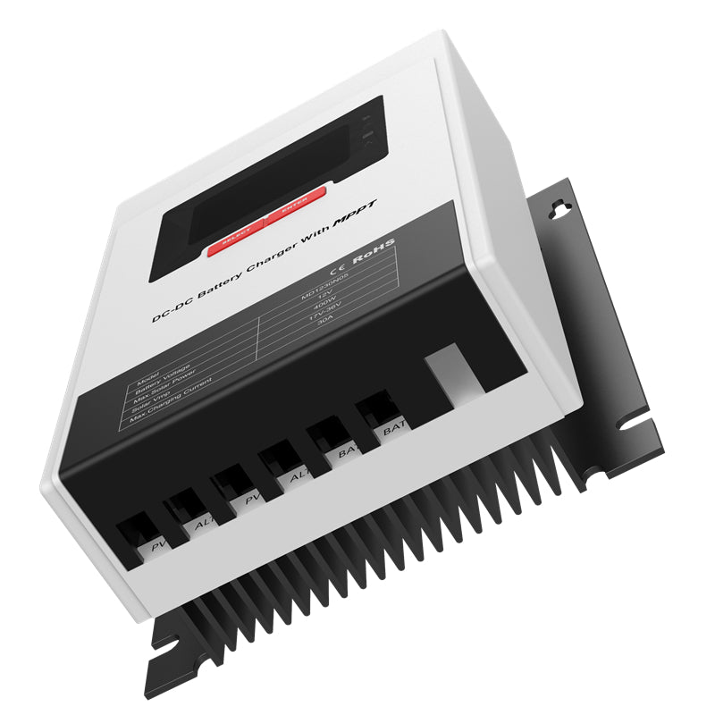 Load image into Gallery viewer, Lensun 30A 50A Dual Battery MPPT Solar Panel Controller