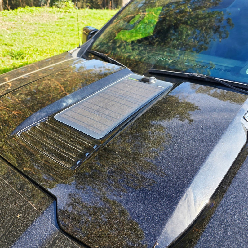 Load image into Gallery viewer, Chevrolet-Silverado-1500-Lensun-45W-Hood-Solar-Panel-6