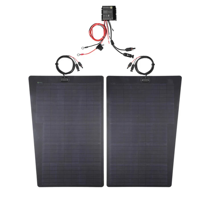 Load image into Gallery viewer, Dodge-RamCharger-Lensun-140W-Hood-Flexible-Solar-Panel-2