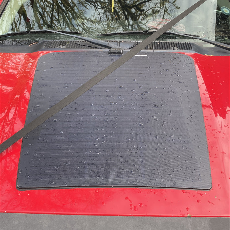 تحميل الصورة إلى عارض المعرض، Dodge Ram 1500 2500 3500 3rd Gen (2002-2009) Lensun 90W Hood Flexible Solar Panel