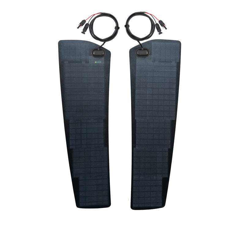 تحميل الصورة إلى عارض المعرض، Dodge Ram 1500 4th Gen (2009-2018) Lensun 70W Hood Flexible Solar Panel