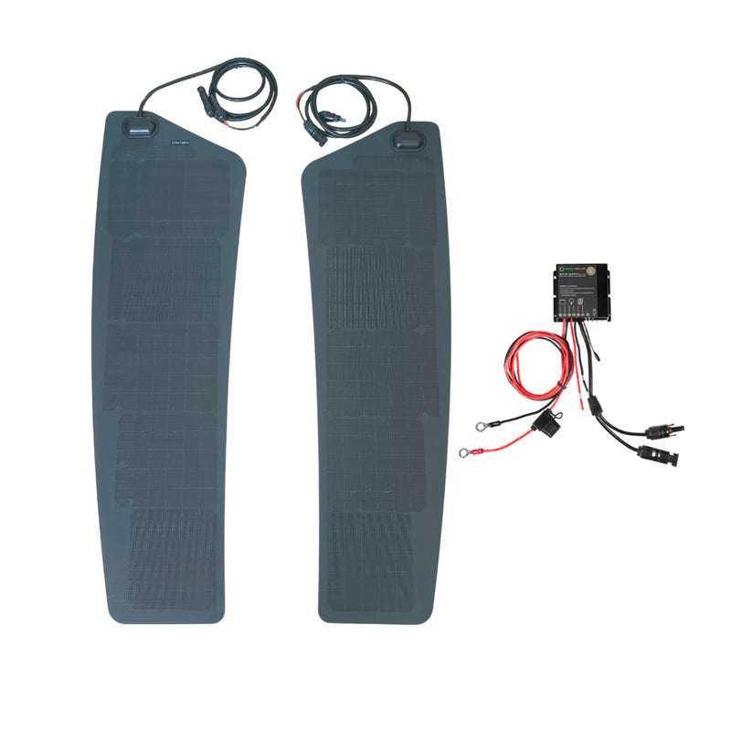 تحميل الصورة إلى عارض المعرض، لوحة شمسية مرنة بقوة 60 واط من Lensun لغطاء محرك فورد F-150 رابتور (2021-حتى الآن)