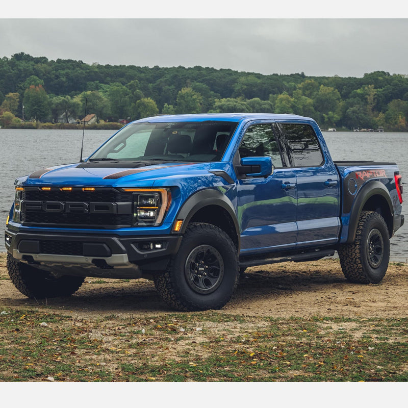 تحميل الصورة إلى عارض المعرض، لوحة شمسية مرنة بقوة 60 واط من Lensun لغطاء محرك فورد F-150 رابتور (2021-حتى الآن)