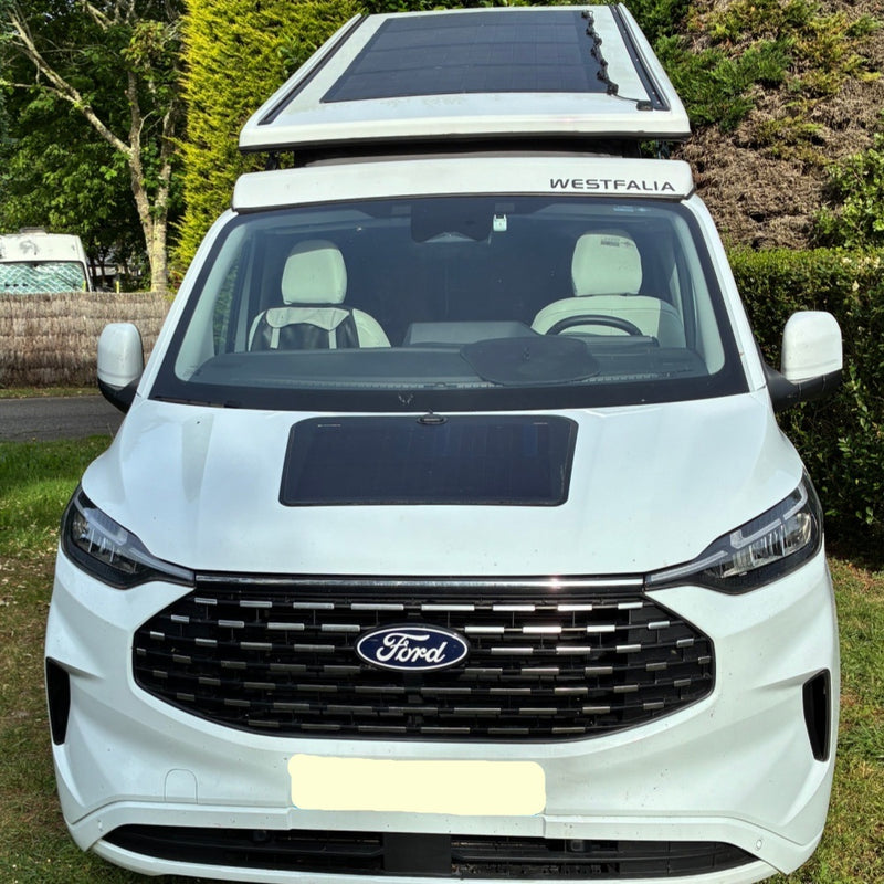 Load image into Gallery viewer, Ford-Transit-Custom-Lensun-52W-Bonnet-Solar-Panel-3
