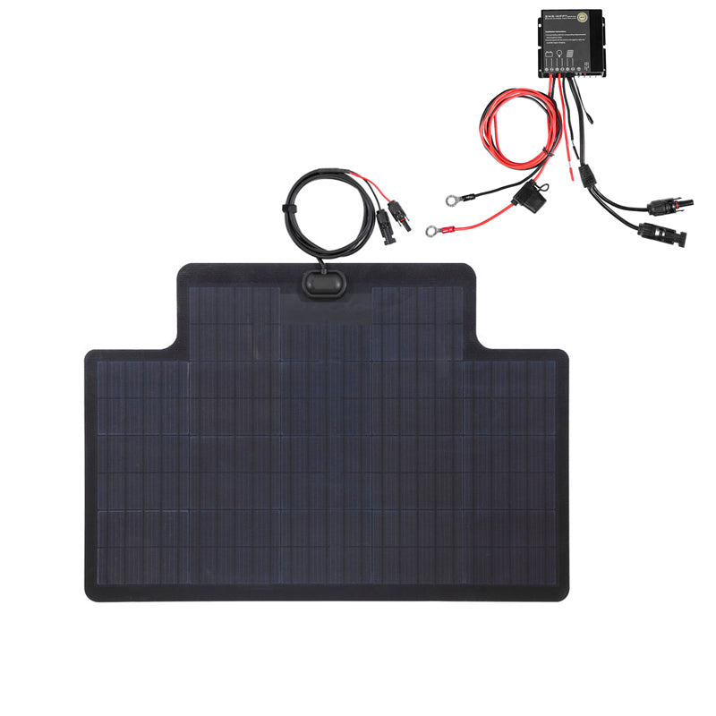 Load image into Gallery viewer, Ford Escape 2nd Gen (2008-2011) Lensun 75W 12V Hood Flexible Solar Panel