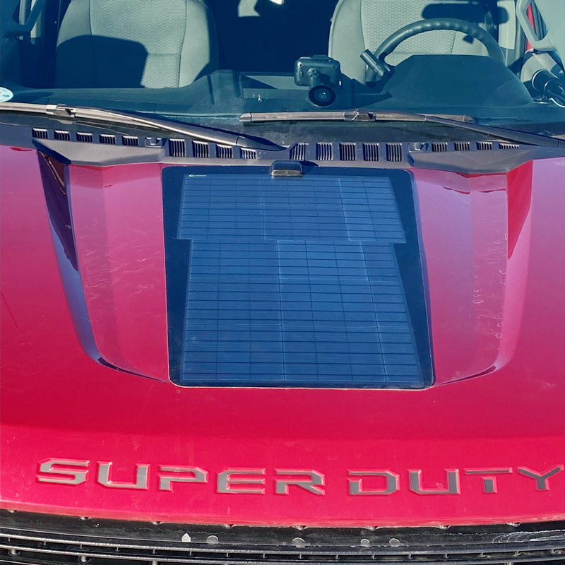 Load image into Gallery viewer, Ford Super Duty 4th Gen(2017-2022) Lensun 65W Hood Flexible Solar Panel