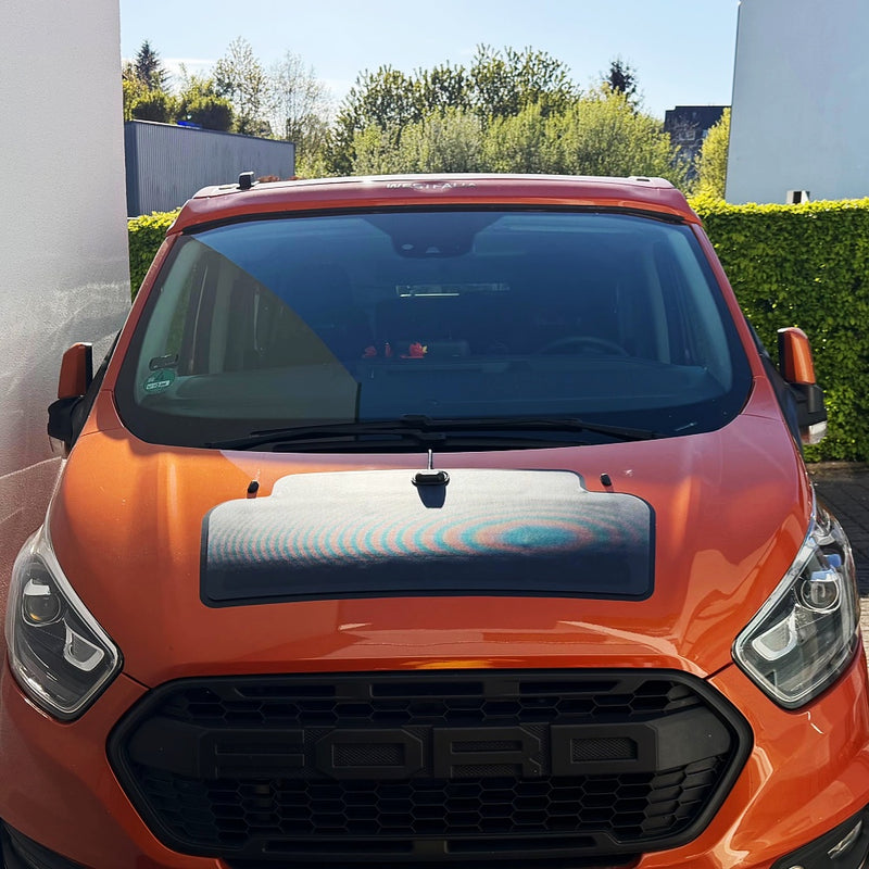 تحميل الصورة إلى عارض المعرض، Ford_Transit_Custom_Lensun_46W_Hood_Flexible_Solar_Panel_3