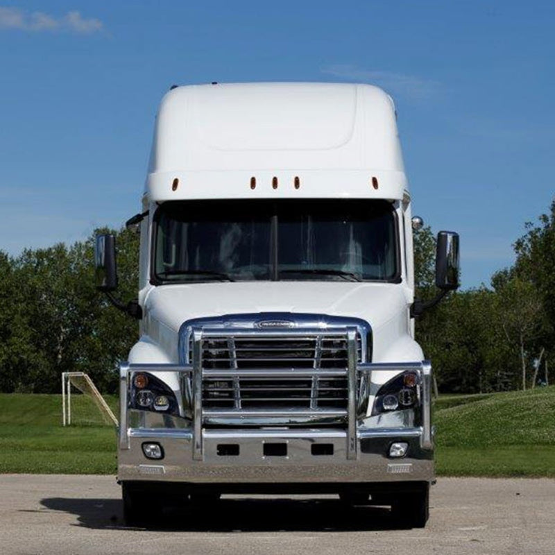 Parasol (Visera) Izquierdo Para Freightliner Cascadia 2008-2017 - Dorman 47246JY, Deslizante, Con Garantía