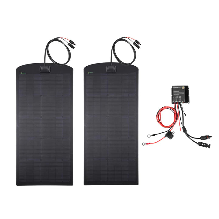 تحميل الصورة إلى عارض المعرض، GMC-Yukon-Lensun-110W-Hood-Solar-Panel-1