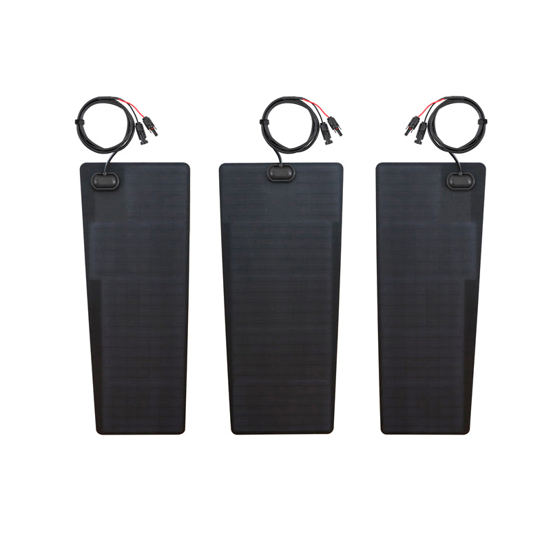 تحميل الصورة إلى عارض المعرض، GMC Sierra 1500 (2014–2019) Lensun 115W 12V Hood Flexible Solar Panel-2