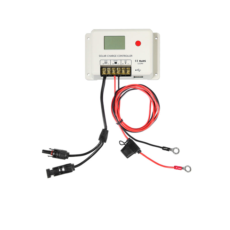 Load image into Gallery viewer, LensunSolar 10A 20A LCD Solar Controller for Lithium, Gel, AGM Battery