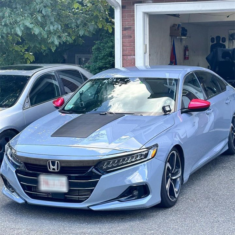 تحميل الصورة إلى عارض المعرض، Honda Accord 10th Gen Lensun 65W Hood Bonnet Flexible Solar Panel