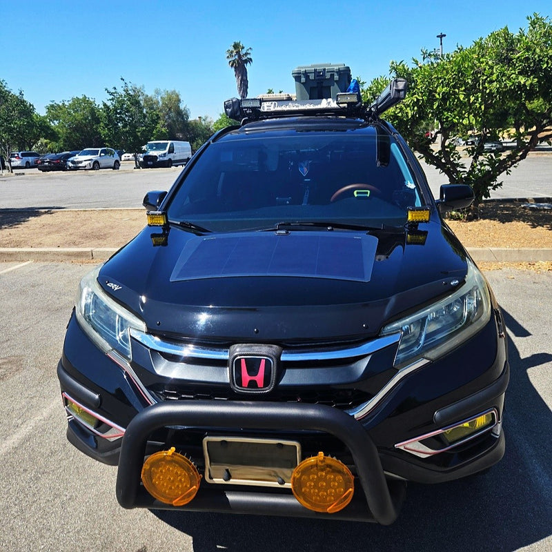 Load image into Gallery viewer, Honda-CR-V-Lensun-74W-Hood-Solar-Panel_ed43ab51-dc46-44c3-abb0-26736e03b1ca