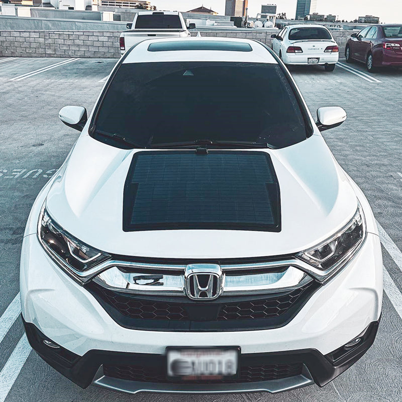 Load image into Gallery viewer, Honda CR-V 4th and 5th Gen (2012-Present) Lensun 85W Hood Flexible Solar Panel-1