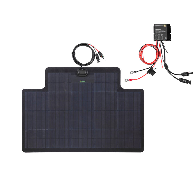 Load image into Gallery viewer, Honda Element Lensun 75W 12V Hood/Bonnet Flexible Solar Panel-4