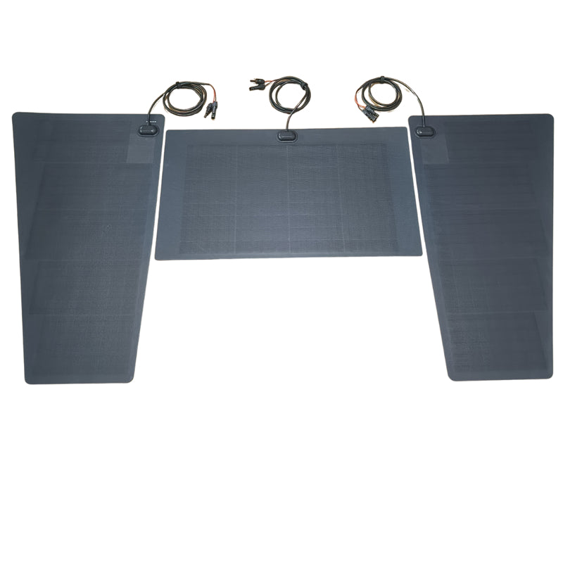 Load image into Gallery viewer, Hummer H2 Lensun 135W (3x45w) Hood/Bonnet Flexible Solar Panel-2