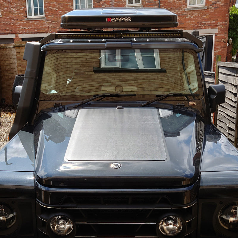 Load image into Gallery viewer, Ineos Grenadier Lensun 90W Hood/Bonnet Flexible Solar Panel