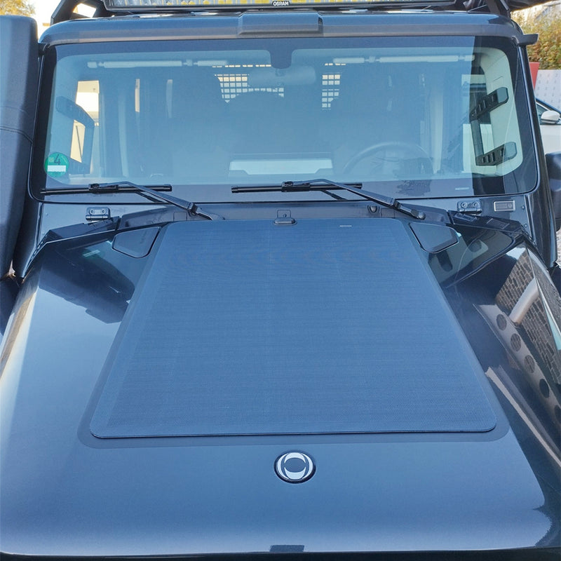 Load image into Gallery viewer, Ineos Grenadier Lensun 90W Hood/Bonnet Flexible Solar Panel