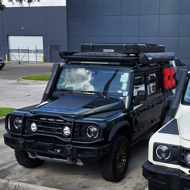 Load image into Gallery viewer, Ineos Grenadier Lensun 90W Hood/Bonnet Flexible Solar Panel