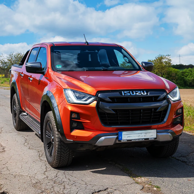 Load image into Gallery viewer, Isuzu-D-Max-Lensun-100W-Bonnet-Flexible-Solar-Panel