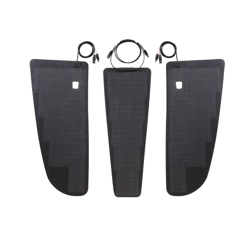 Load image into Gallery viewer, Jeep Grand Cherokee WK2 (2011-2021) Lensun 120W Hood Flexible Solar Panel