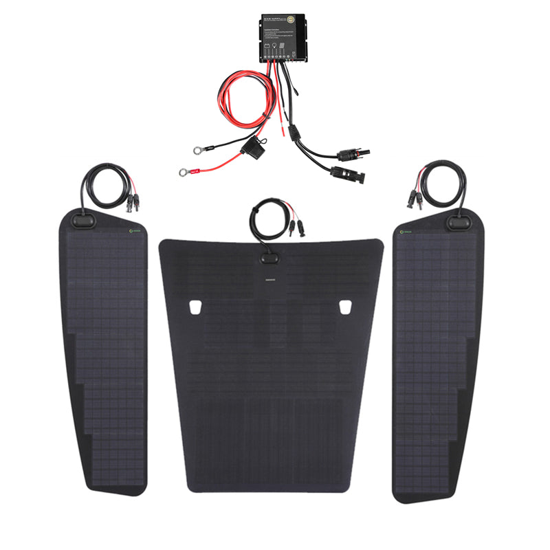Load image into Gallery viewer, Jeep Cherokee KL (2014-2022) Lensun 145W Hood Flexible Solar Panel