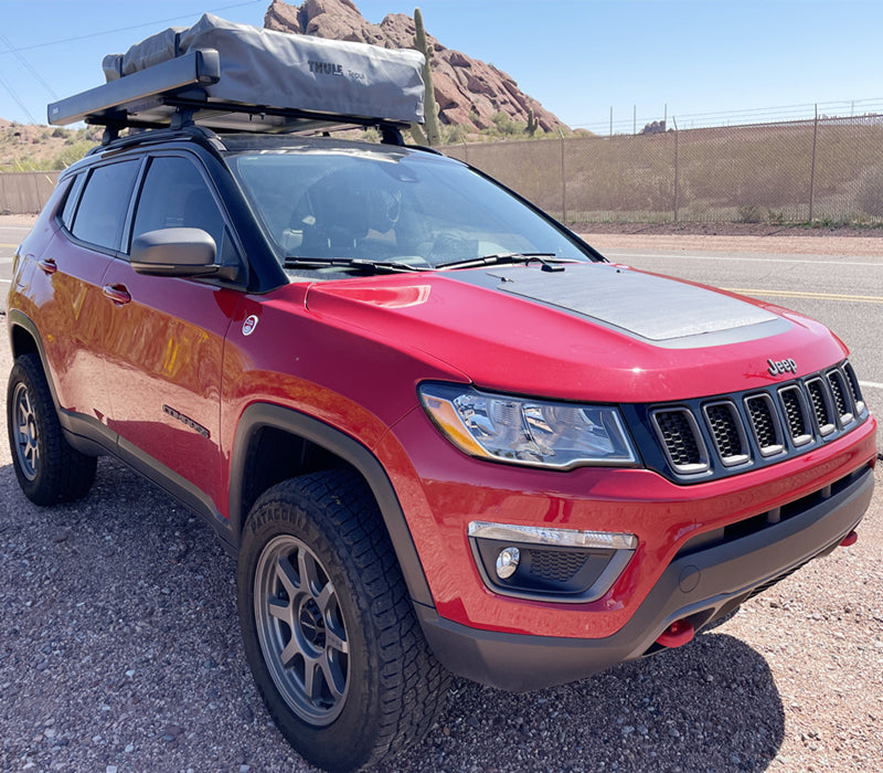 Load image into Gallery viewer, Jeep Compass 2nd Gen (2018-present) Lensun 65W Hood Flexible Solar Panel