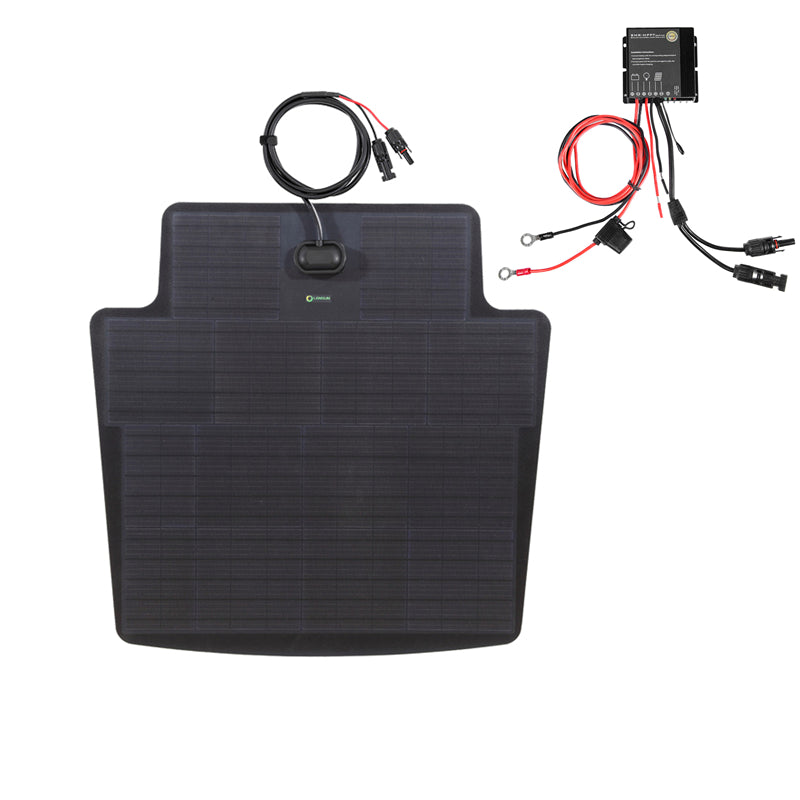 Load image into Gallery viewer, Jeep Compass 2nd Gen (2018-present) Lensun 65W Hood Flexible Solar Panel
