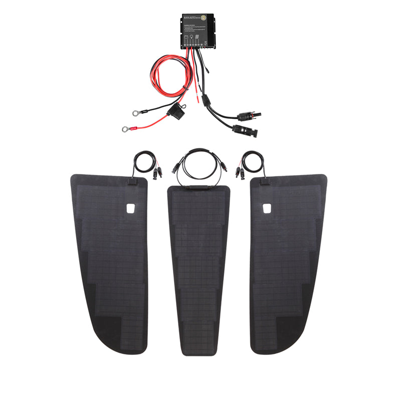 Load image into Gallery viewer, Jeep Grand Cherokee WK2 (2011-2021) Lensun 120W Hood Flexible Solar Panel