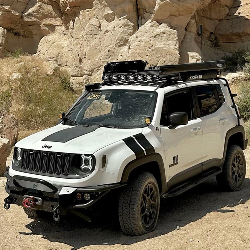 Load image into Gallery viewer, Jeep Renegade BU (2014-present ) LensunSolar 45W Hood Flexible Solar Panel