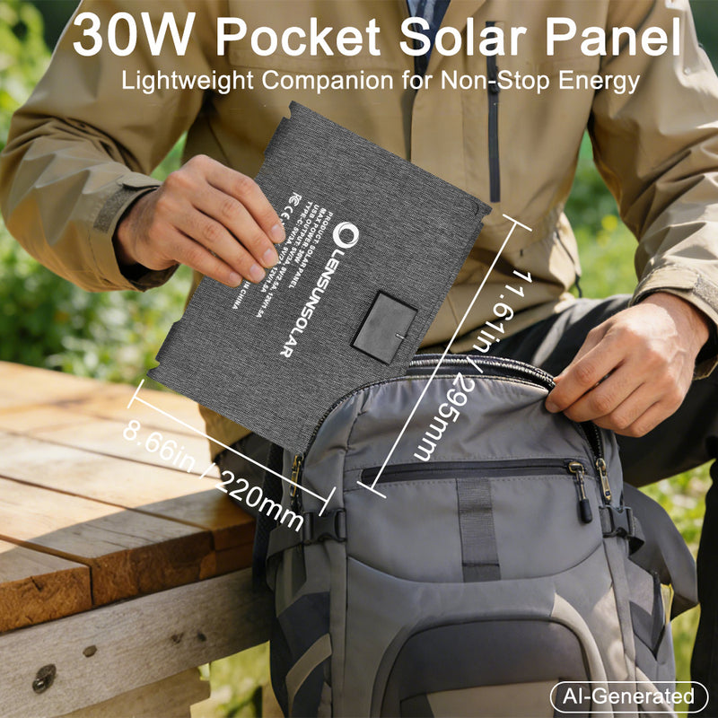 تحميل الصورة إلى عارض المعرض، Lensun-30W-Waterproof-Solar-Charger