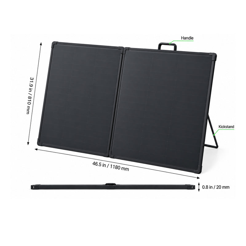 Load image into Gallery viewer, Lensun-Waterproof-200W-Portable-Solar-Panel-Suitcase-1
