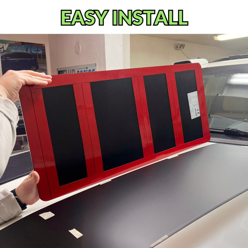 تحميل الصورة إلى عارض المعرض، لوحة شمسية مرنة بقوة 90 واط من Lensun لغطاء محرك سيارة Toyota LandCruiser Prado (2016-2023)