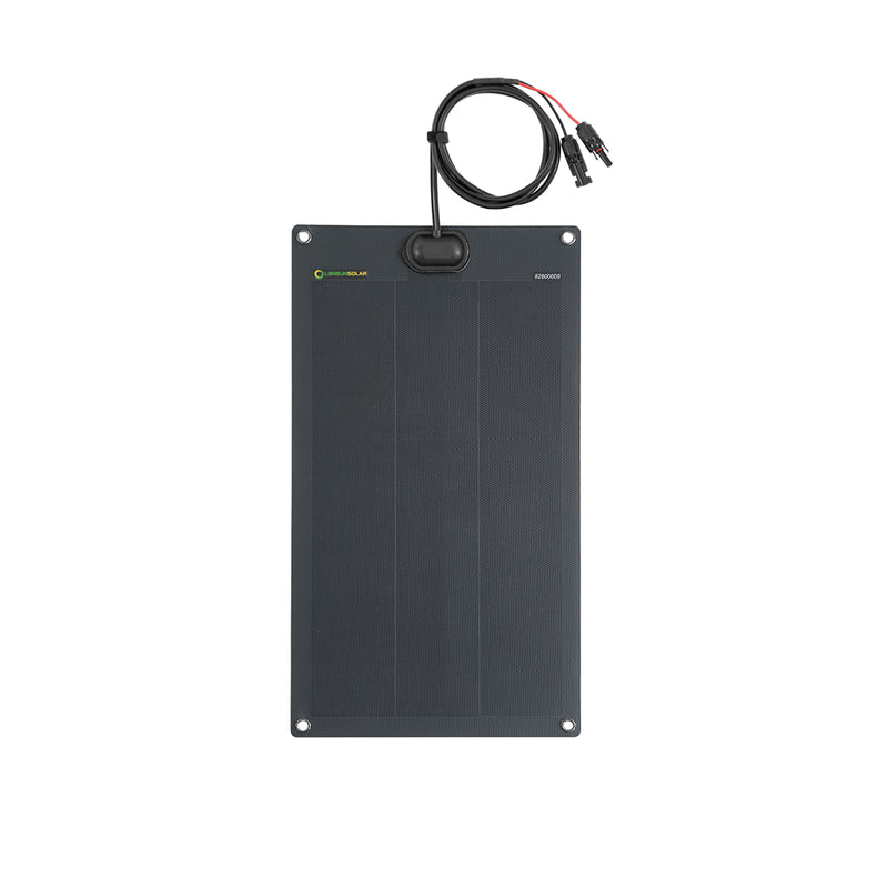 Load image into Gallery viewer, LensunSolar-30W-12V-Black-Flexible-Solar-Panel-6