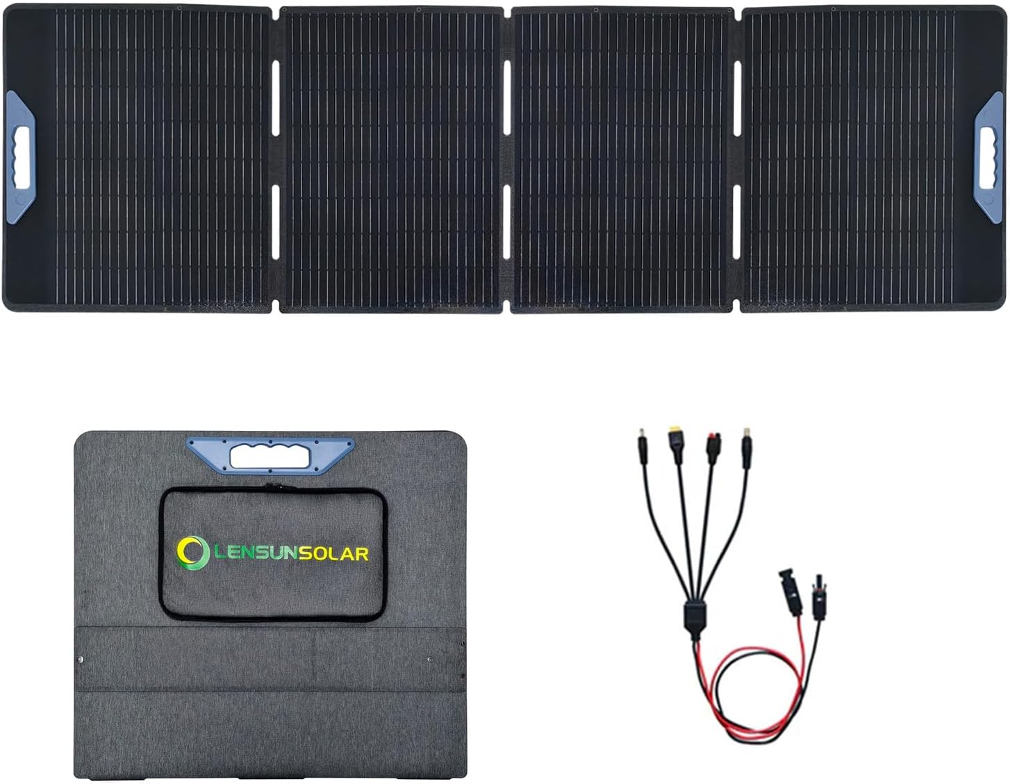 Lensun 200W 12V Waterproof Foldable Solar Panel – LensunSolar