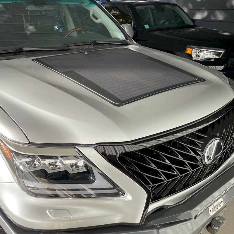 Load image into Gallery viewer, Lexus GX460 GX470 GX570 LX470 LX570 Lensun 100W Hood Flexible Solar Panel