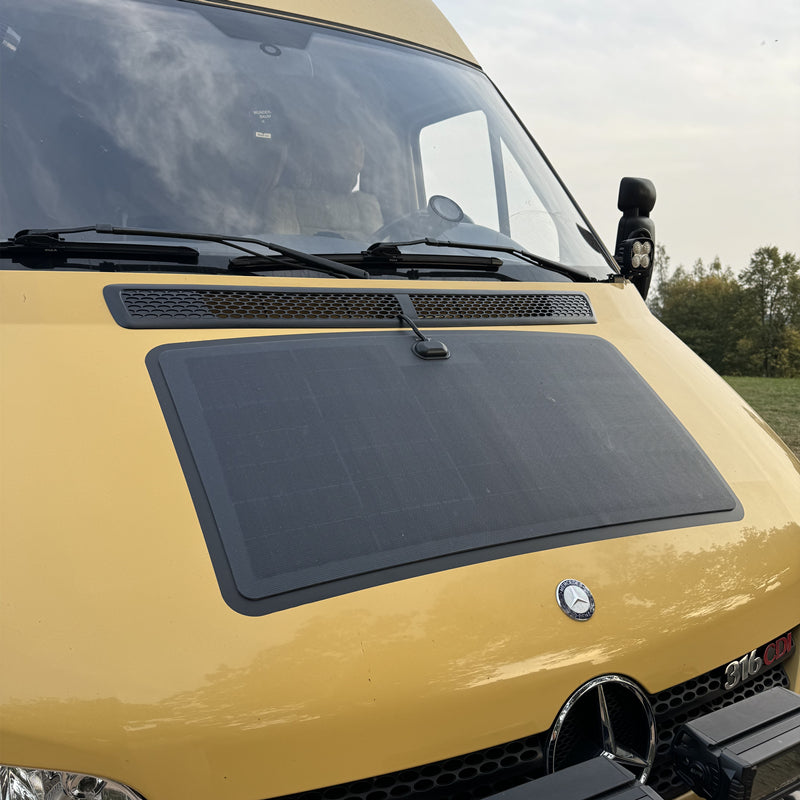 تحميل الصورة إلى عارض المعرض، Mercedes-Benz Sprinter 1st Gen(1996-2006) Lensun 60W Bonnet Flexible Solar Panel