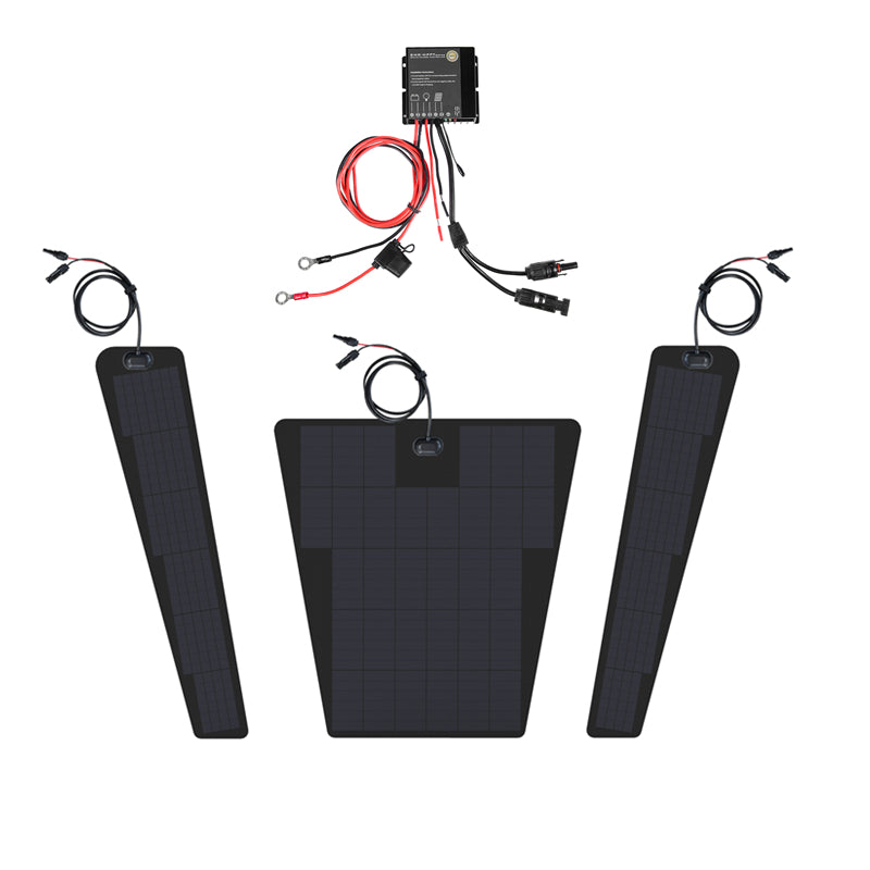 تحميل الصورة إلى عارض المعرض، Mercedes-Benz G-Wagen G-Class Lensun 135W Hood Flexible Solar Panel