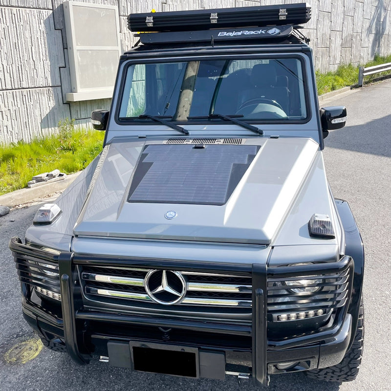 تحميل الصورة إلى عارض المعرض، Mercedes-Benz G-Wagen Lensun 85W 12V Hood/Bonnet Flexible Solar Panel
