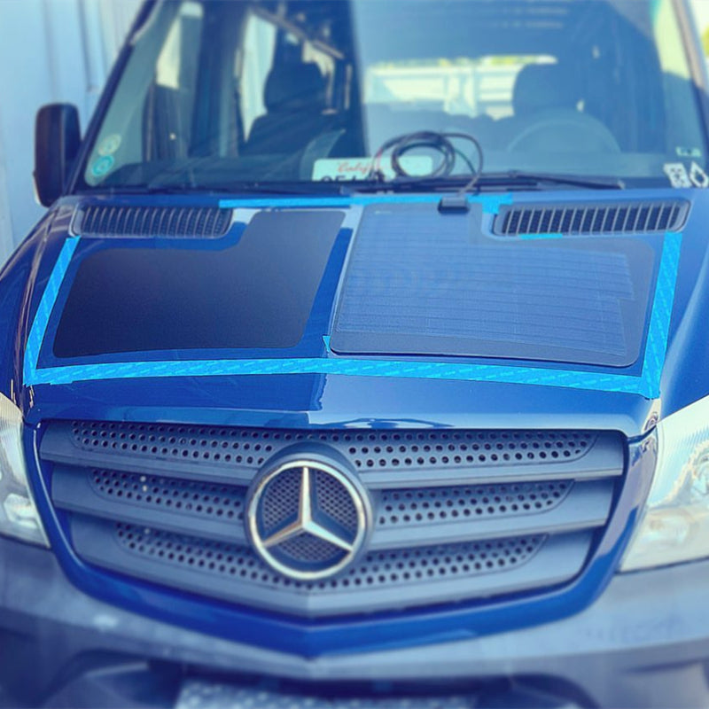تحميل الصورة إلى عارض المعرض، Mercedes-Benz Sprinter 2nd Gen(2006-2018) Lensun 80W Hood/Bonnet Solar Panel