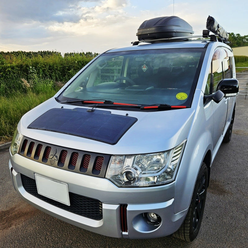 Load image into Gallery viewer, Mitsubishi Delica D5 (2007-2018) Lensun 56W Bonnet/Hood Solar Panel