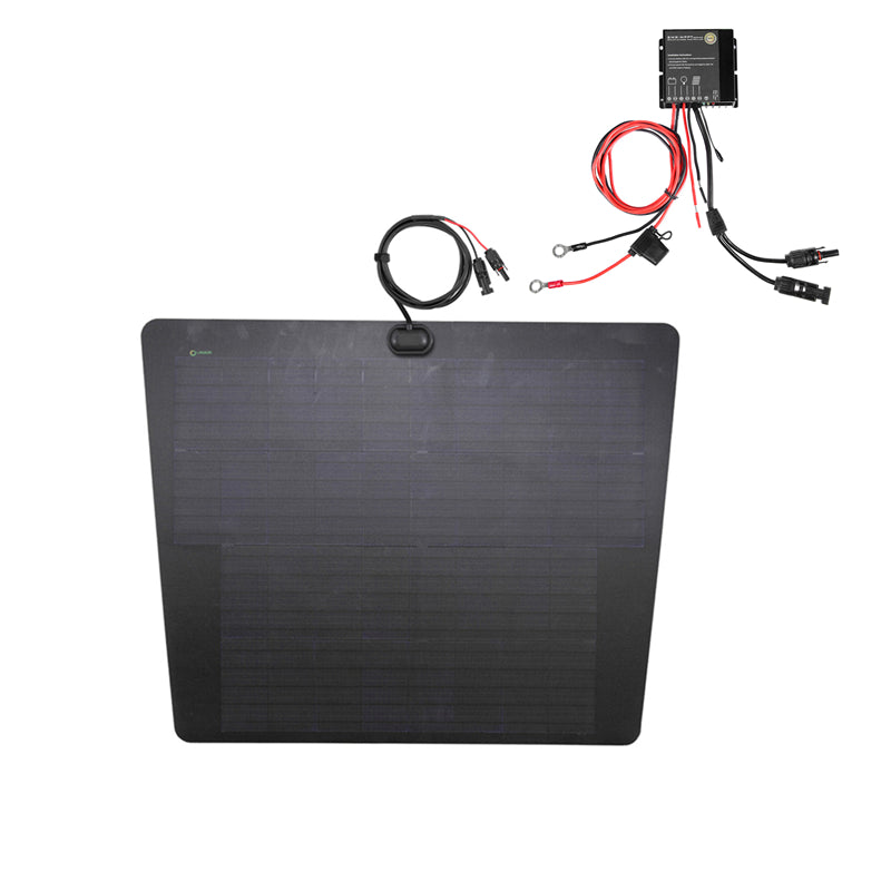 تحميل الصورة إلى عارض المعرض، Nissan Pathfinder 4th Gen (2012-2021) Lensun 90W Hood Flexible Solar Panel-3