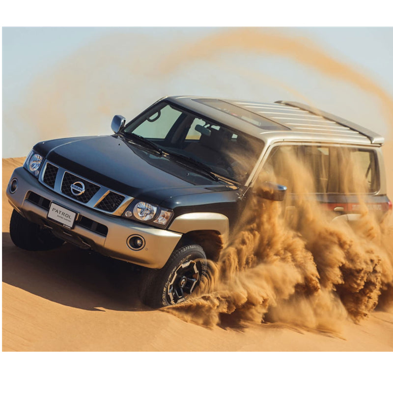 تحميل الصورة إلى عارض المعرض، Nissan Patrol 5th Gen Y61 ( NO scoop) Lensun 100W Hood Flexible Solar Panel-1