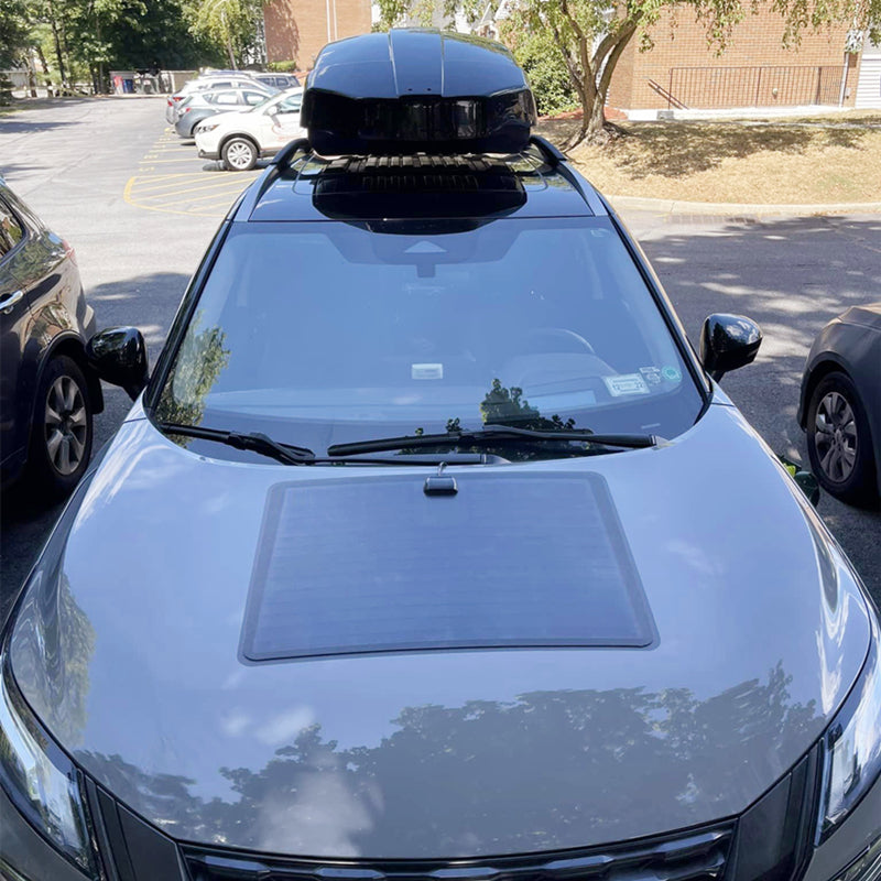 Nissan Rogue Lensun 60W 12V Hood Flexible Solar Panel – LensunSolar