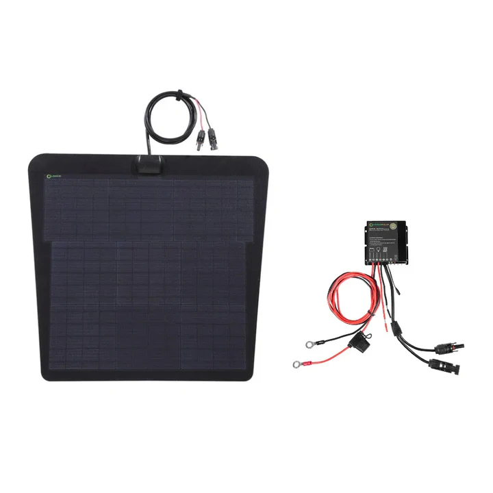 تحميل الصورة إلى عارض المعرض، Peugeot-Rifter-long-Lensun-50W-Hood-Bonnet-Flexible-Solar-Panel-1