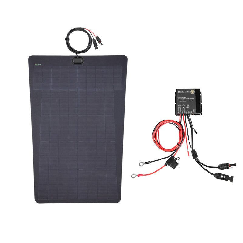 Load image into Gallery viewer, Porsche Cayenne 3rd Gen (2019-Present) Lensun 75W 12V Car Hood Flexible Solar Panel-3