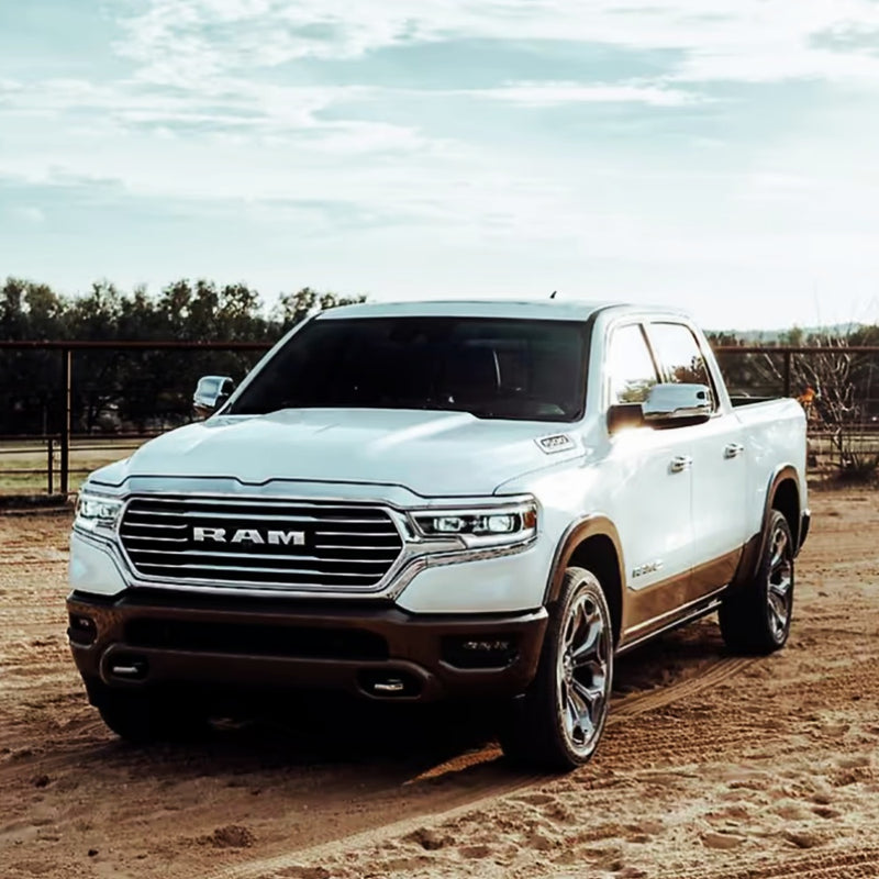 Load image into Gallery viewer, Ram-1500-Lensun-98W-Hood-Solar-Panel-1-1