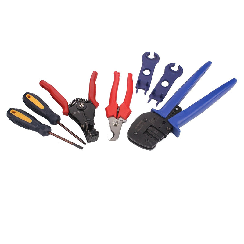 Load image into Gallery viewer, Solar Crimping Tools, Solar PV Tool Kits, Include Crimper Stripper Cutter Spanners