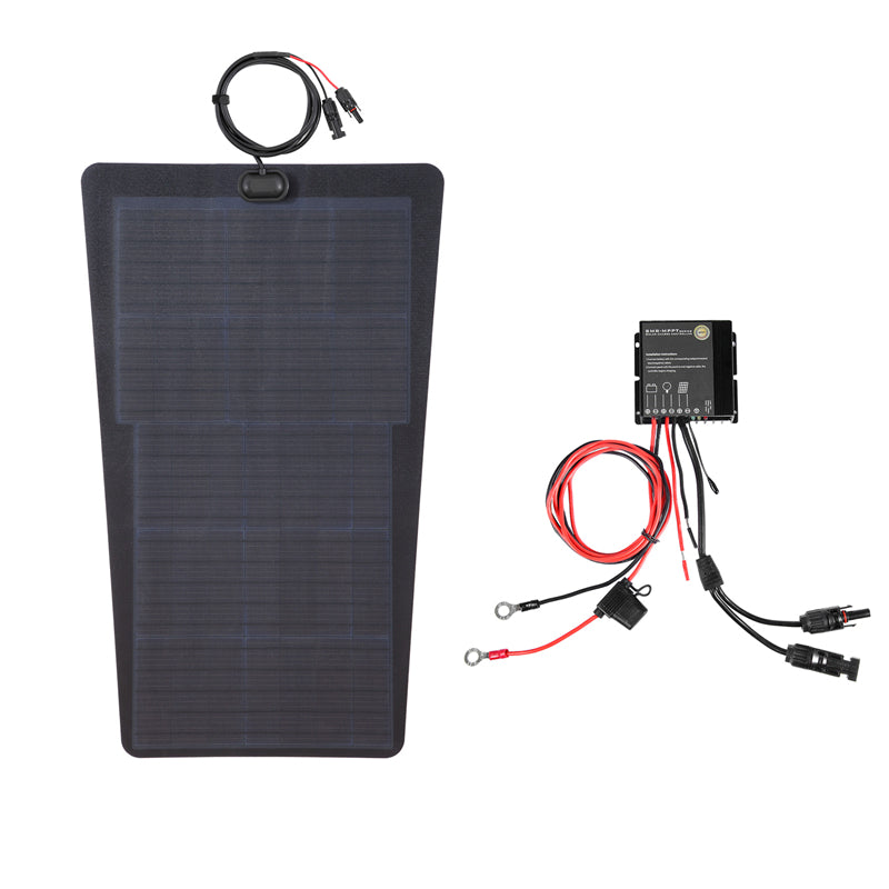 Load image into Gallery viewer, Subaru Ascent (2018-Present) Lensun 65W 12V Hood Flexible Solar Panel-4