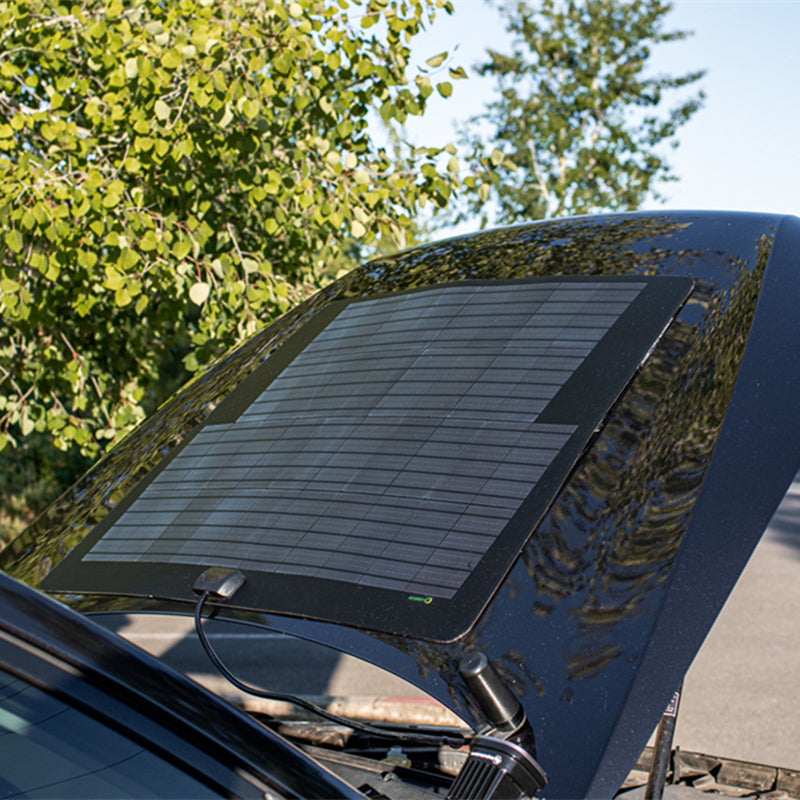 Load image into Gallery viewer, Subaru Forester (2002-2013) Lensun 85W Hood Flexible Solar Panel-2
